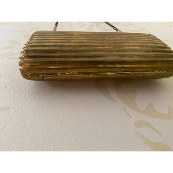 Vintage Solid Brass Dinner Gorgeous Handbag Bag - Picture 4 of 7